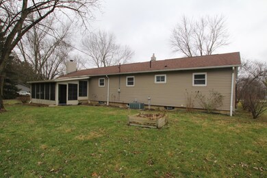 Rear view of 3 season room