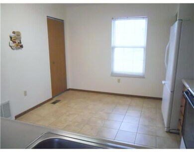 Kitchen. Lots of storage space in the pantry to th