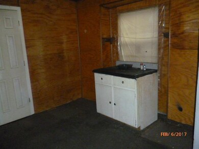 Garage area converted to living area