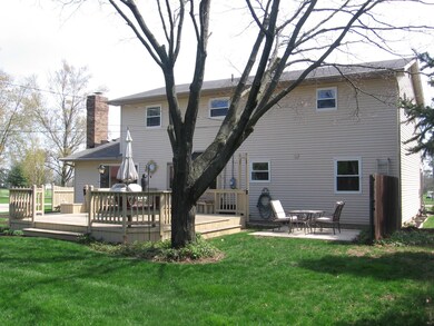 Deck and patio.