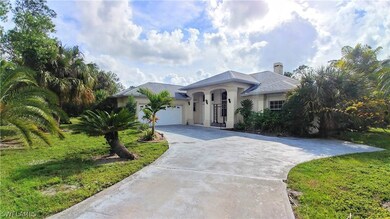 Front of House with Side Load Garage