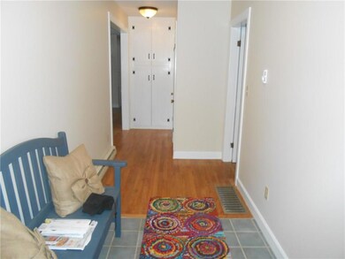 Mudroom hallway.