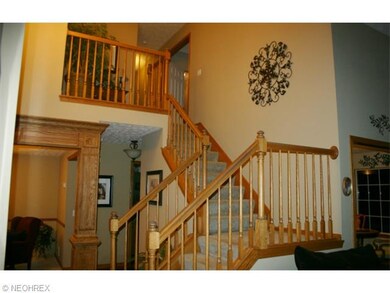 Staircase from foyer to upstairs