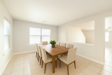 dining room - virtually staged