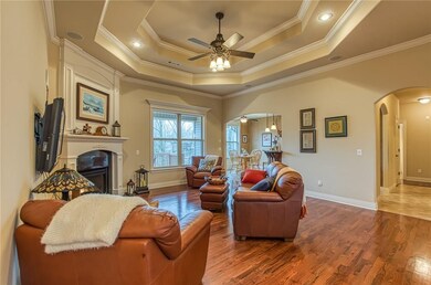 This home has been wired for surround sound and sucurity.