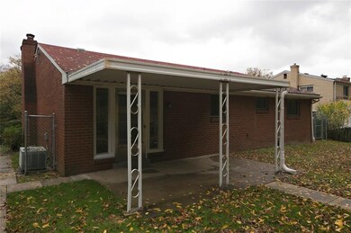 Back Covered Patio Showing Fenced Yard