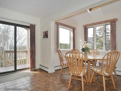 Dining Area. Slider to deck in dining area. Room f