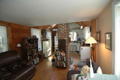 Living room and kitchen area