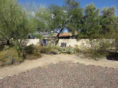 Rear of property