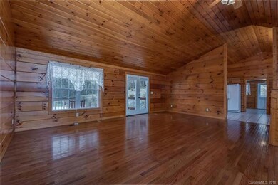 Great room with view into kitchen