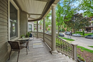 Wrap-around porch