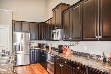 Gorgeous over sized cabinets.