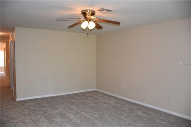 Living room with view toward front of the townhous