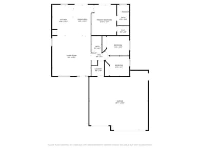 Floor Plan - Dimensions are approximate