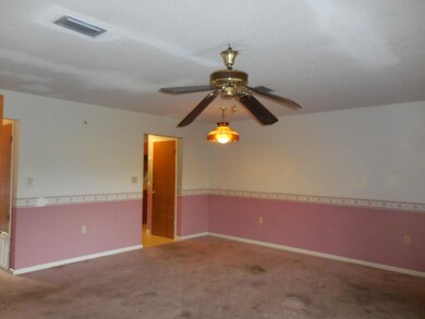 living room and dining area