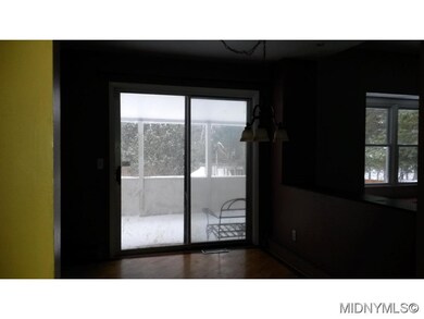 doors to enclosed back porch