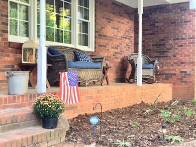Quaint front porch