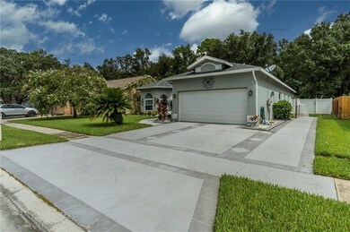 extra parking along the side of the house,