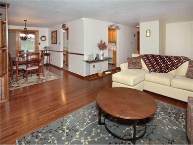 Living Room. New hardwood floors just installed in