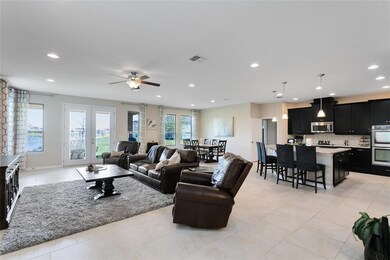 Grand Family Room with Open Kitchen and Kitchenett