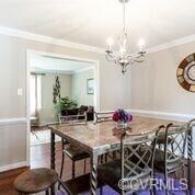 Freshly Painted Formal Dining Room