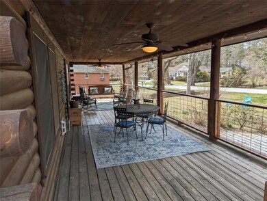 Massie from porch, great for entertaining!