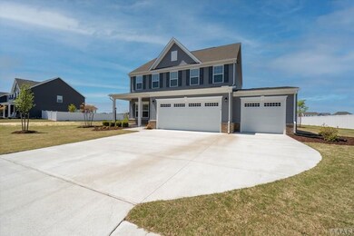 Extra wide driveway