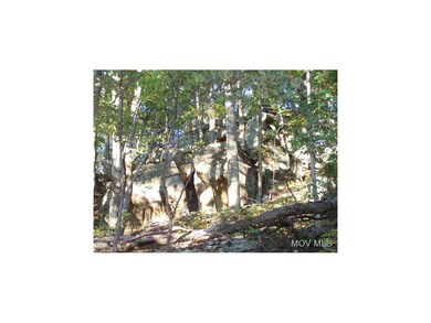 Outcropping of rocks