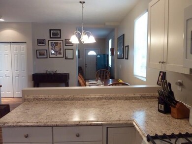 View of the open floor plan from the kitchen.