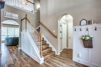 Entryway have been updated with designer touches