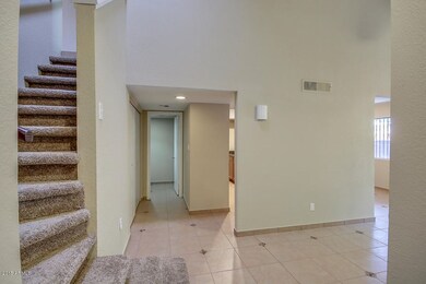 View towards front door