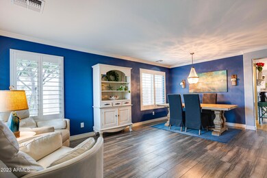 Welcoming entry space