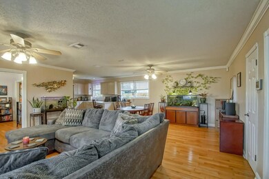 Open floor plan. With dining area and easy access