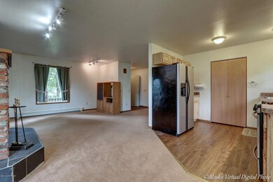 Living room, entry, kitchen
