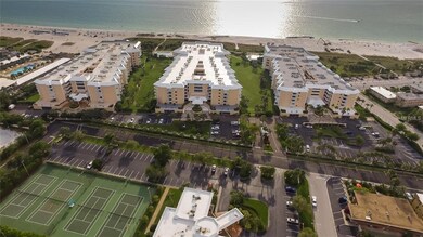 Aerial view of Silver Sands; building C is on the 