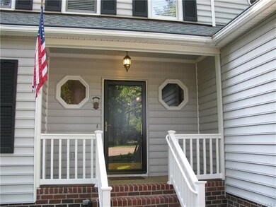 Covered front porch