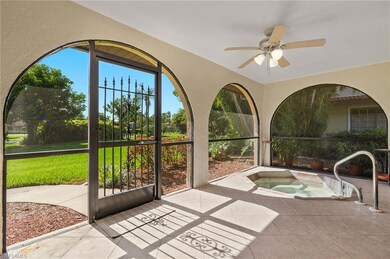 Sunroom featuring ceiling fan