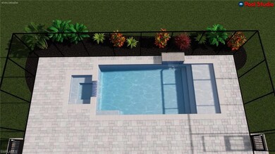 Pool and spa included in home (Virtual rendering)