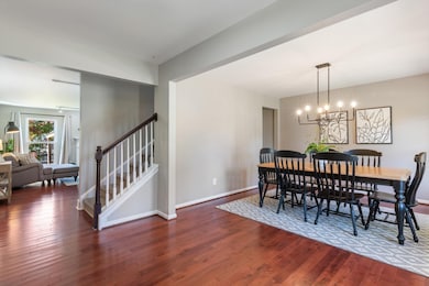 Gorgeous hardwood floors and spacious entryway