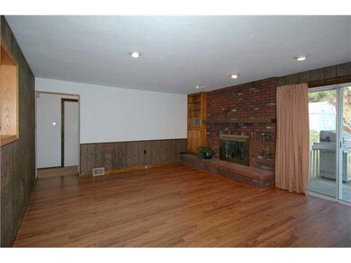 Family Room. Spacious family room with a floor to 
