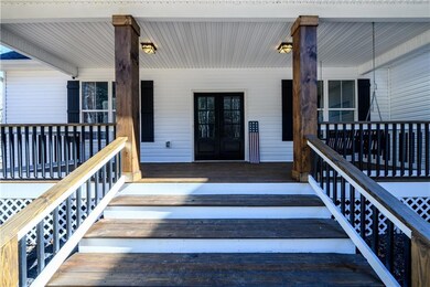 Doorway to property with french doors