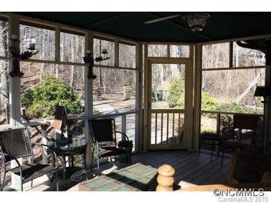 Screened front porch