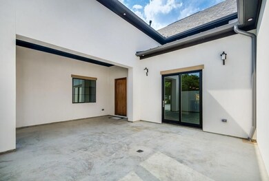 Private courtyard area off of main entry.