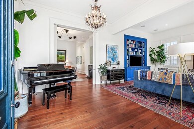 Welcoming entrance to spacious living room