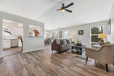 Wonderful open concept with vaulted ceilings and u