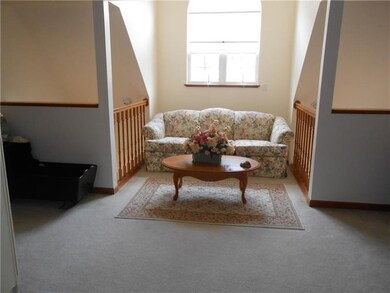 Loft area of second level is a peaceful retreat
