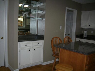 another view of the kitchen---more cabinets