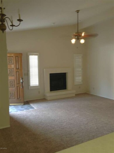 living room with fireplace