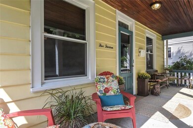 The Wide Front Porch is Ideal to Enjoy the Sights 
