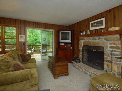 Stone wood burning fireplace
